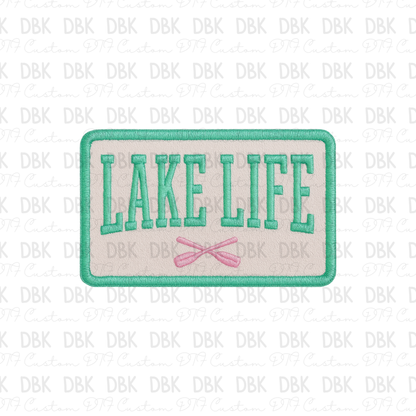 Lake life DTF transfer B344