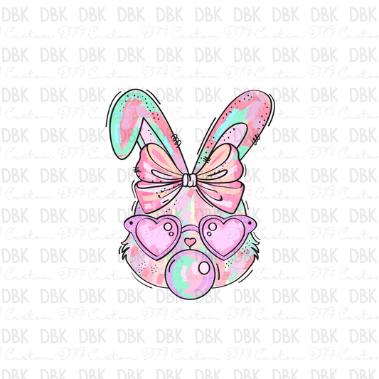 Bubblegum Bunny DTF Transfer