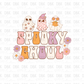 Spooky ghoul DTF transfer H259