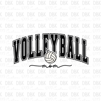 Volleyball Mom DTF Transfer C217