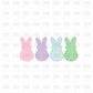 Pastel Bunnies DTF Transfer W37