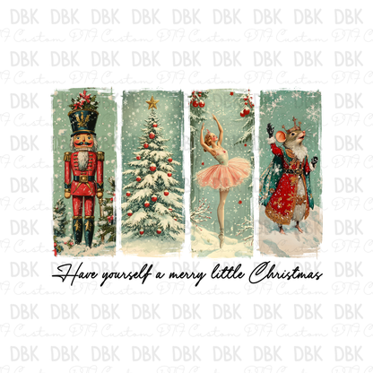 Have yourself a merry little Christmas DTF Transfer