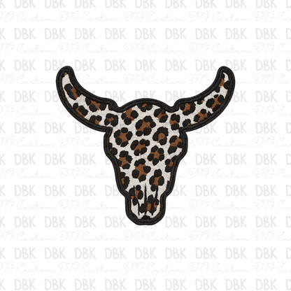 Skull DTF transfer B346