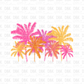 Palm Trees DTF Transfer