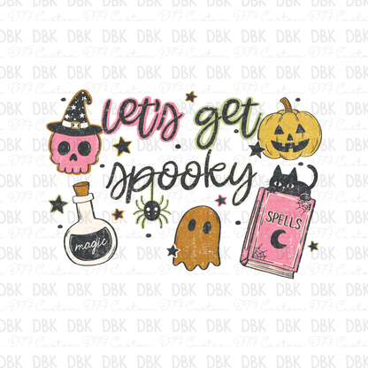 Lets get spooky DTF Transfer H337