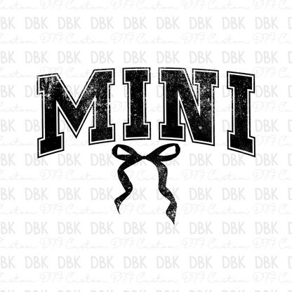 Mini DTF Transfer BLACK