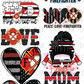 Fire Fighter Pre-Made Gang Sheet P50