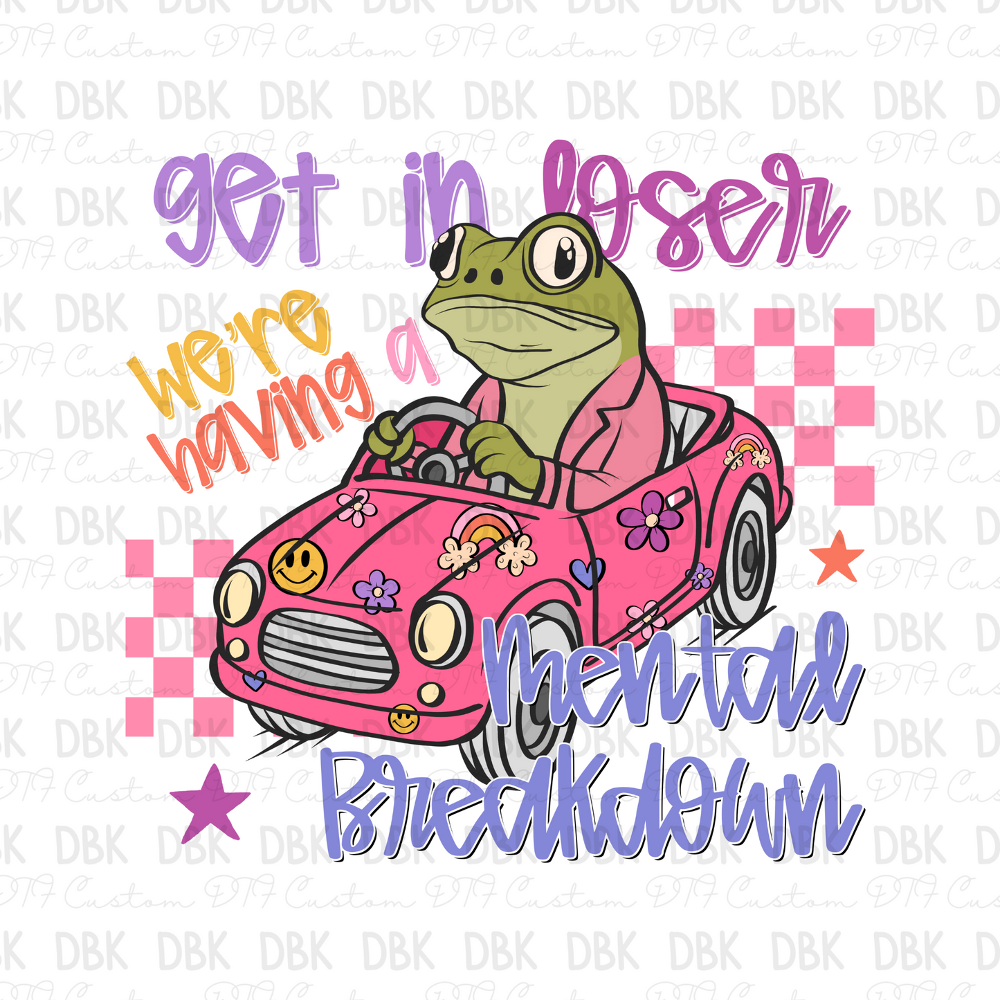 Get in loser DTF Transfer I336