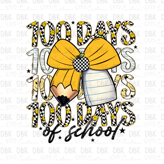 100 days of school DTF Transfer A268
