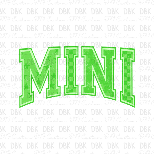 Mini DTF Transfer GREEN