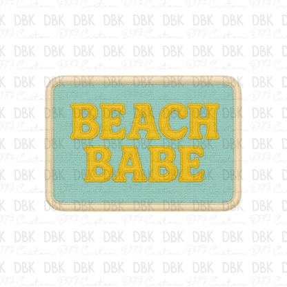 Beach Babe DTF transfer B310