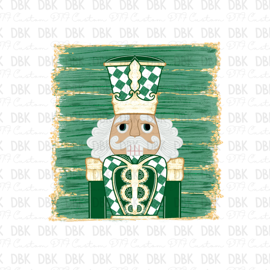 Green Nutcracker DTF Transfer
