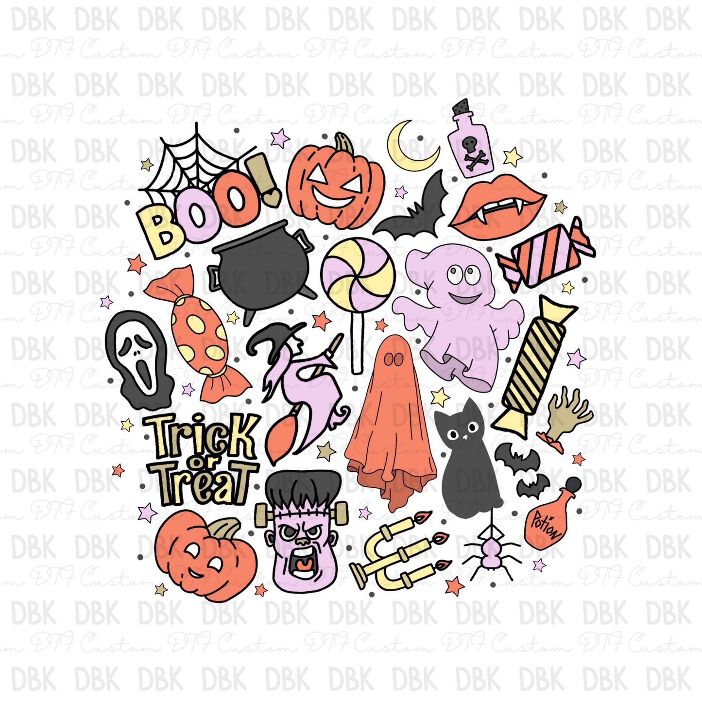 Halloween stuff 1 DTF transfer H118