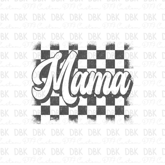 Mama DTF Transfer GREY