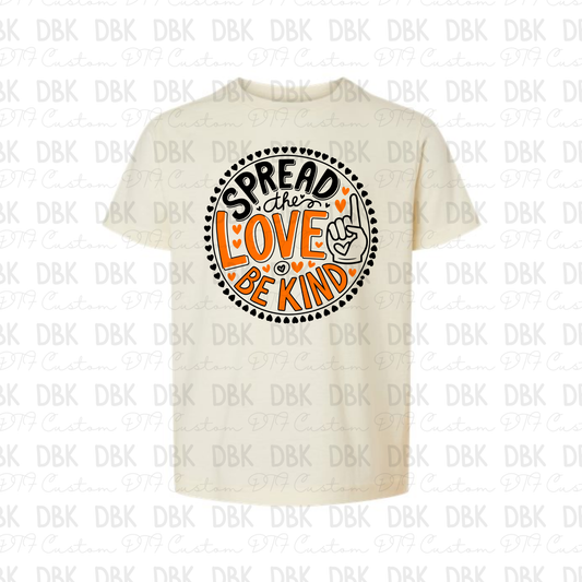 Spread Love and be Kind Natural Unity T-Shirt