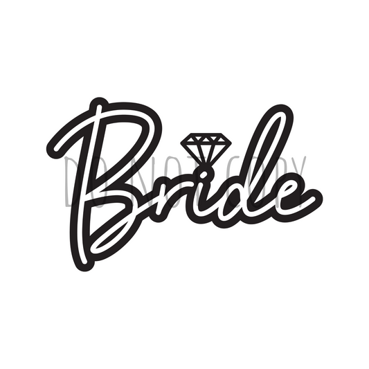 Bride DTF transfer