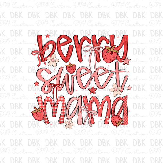 Berry sweet Mama DTF Transfer