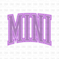 Purple Mini DTF Transfer