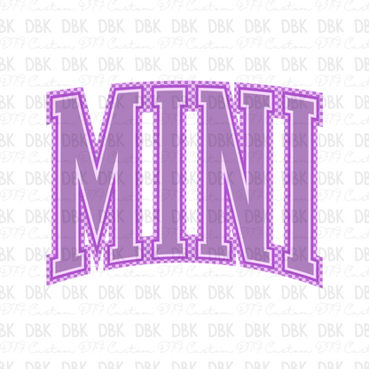 Purple Mini DTF Transfer