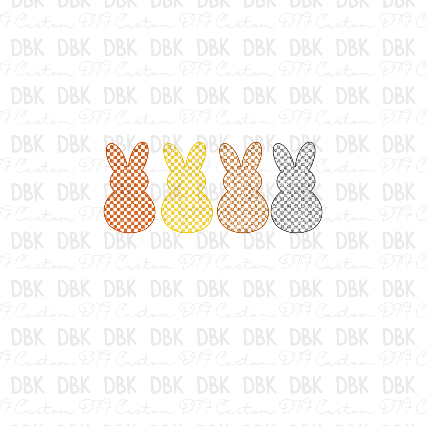 Boy Bunnies DTF Transfer W30