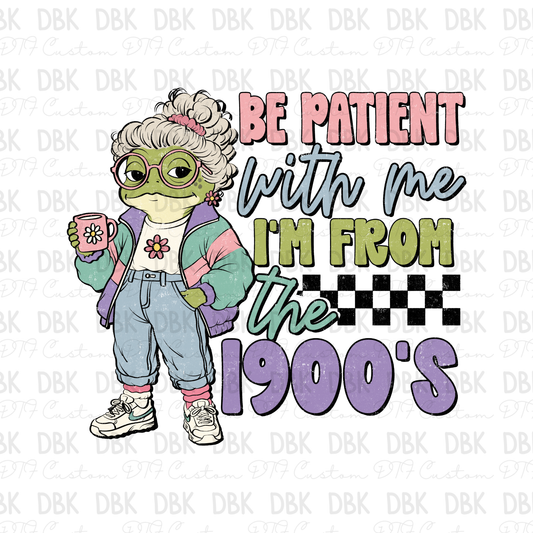 Be patient with me DTF Transfer I348