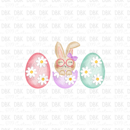 Girl eggs DTF Transfer