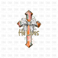 He Lives Cross DTF Transfer FT134