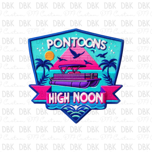 Pontoons high noon DTF transfer B37