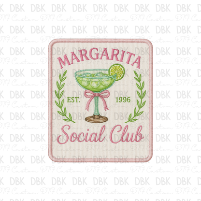 Marg social club DTF transfer B351