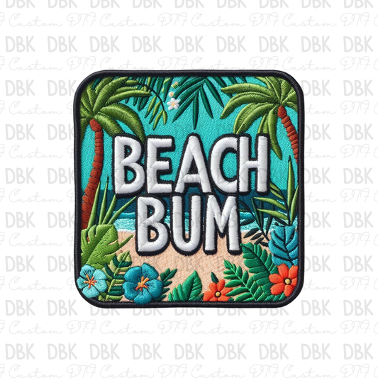 Beach Bum DTF transfer B25