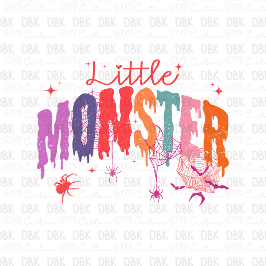 Little monster DTF transfer H163