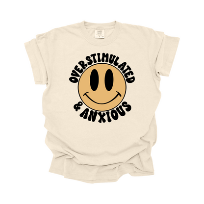 Overstimulated & Anxious DTF Transfer X2