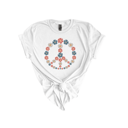 Peace daisy DTF transfer R104
