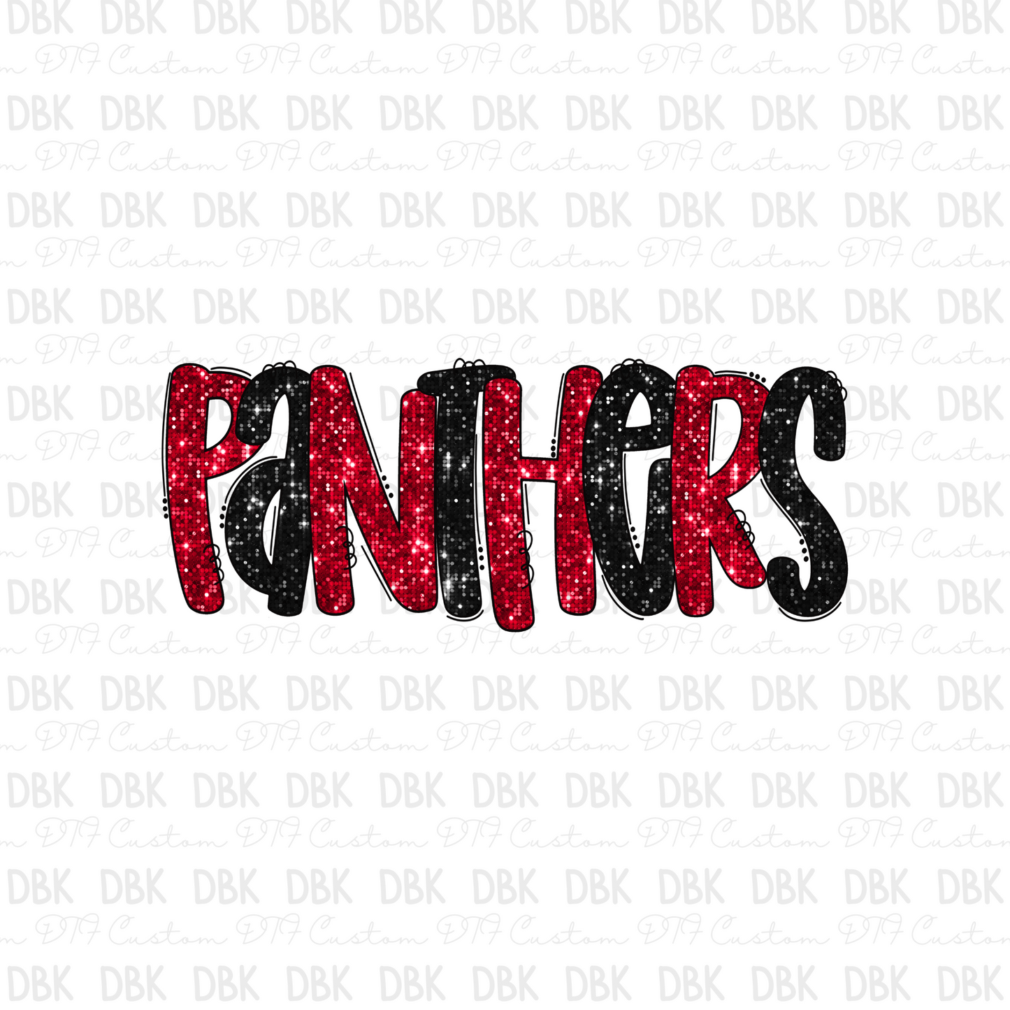 Panthers DTF Transfer
