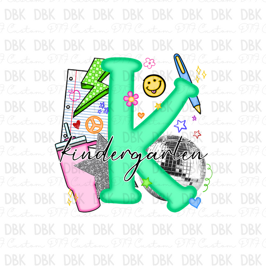 Kindergarten DTF Transfer A228