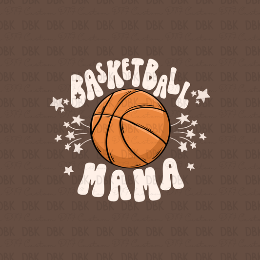 Basketball Mama DTF Transfer CREAM