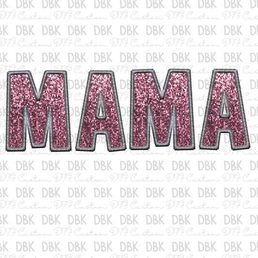 MAMA PINK/GREY DTF transfer