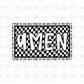 AMEN BLACK DTF Transfer FT103
