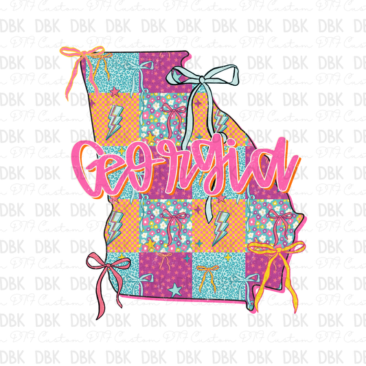 Georgia DTF Transfer