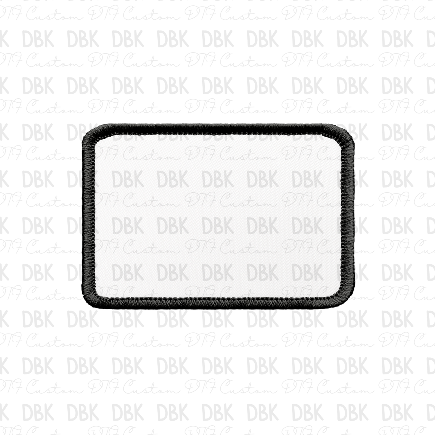 Black Blank DTF Transfer B211