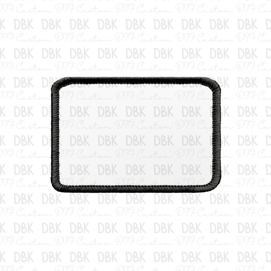 Black Blank DTF Transfer B211