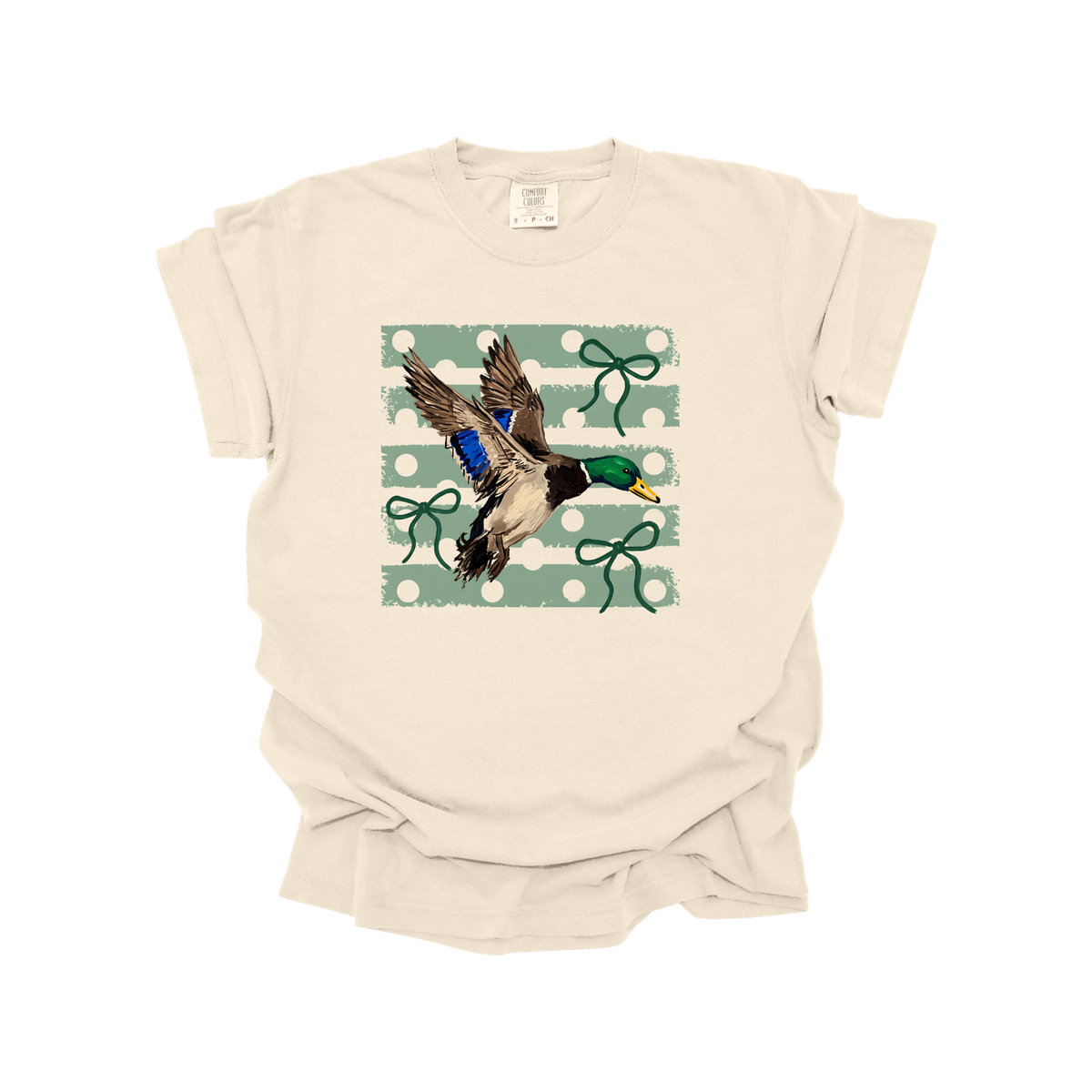 Duck with Bows DTF Transfer