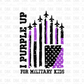 I Purple up DTF Transfer