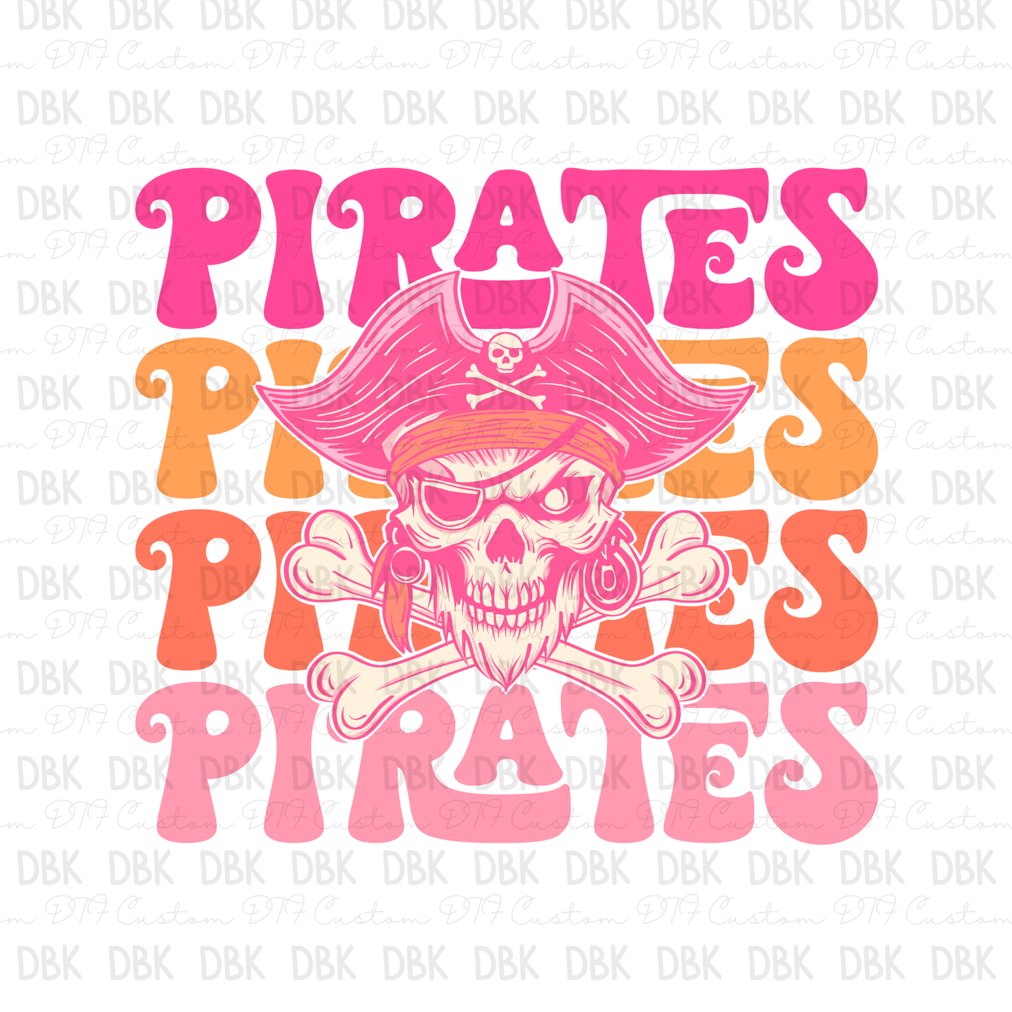 Pirates DTF Transfer M18