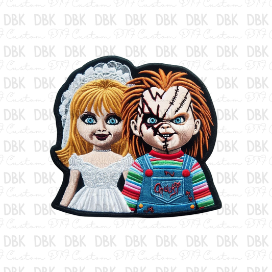Chucky and Bride DTF transfer B20