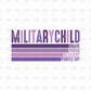 Military Child DTF Transfer