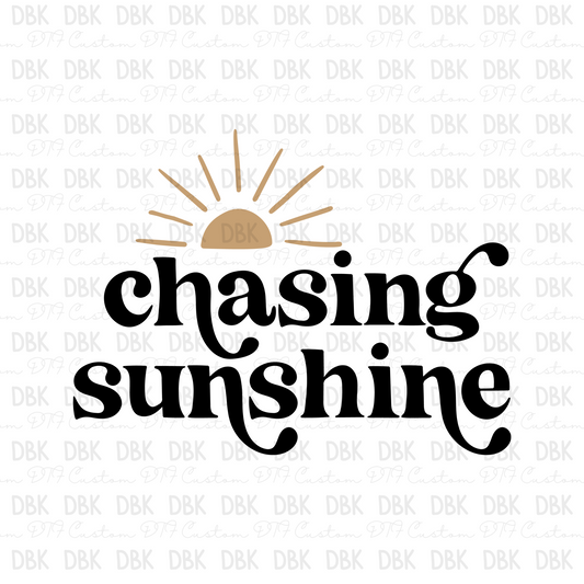 Chasing sunshine DTF Transfer S46