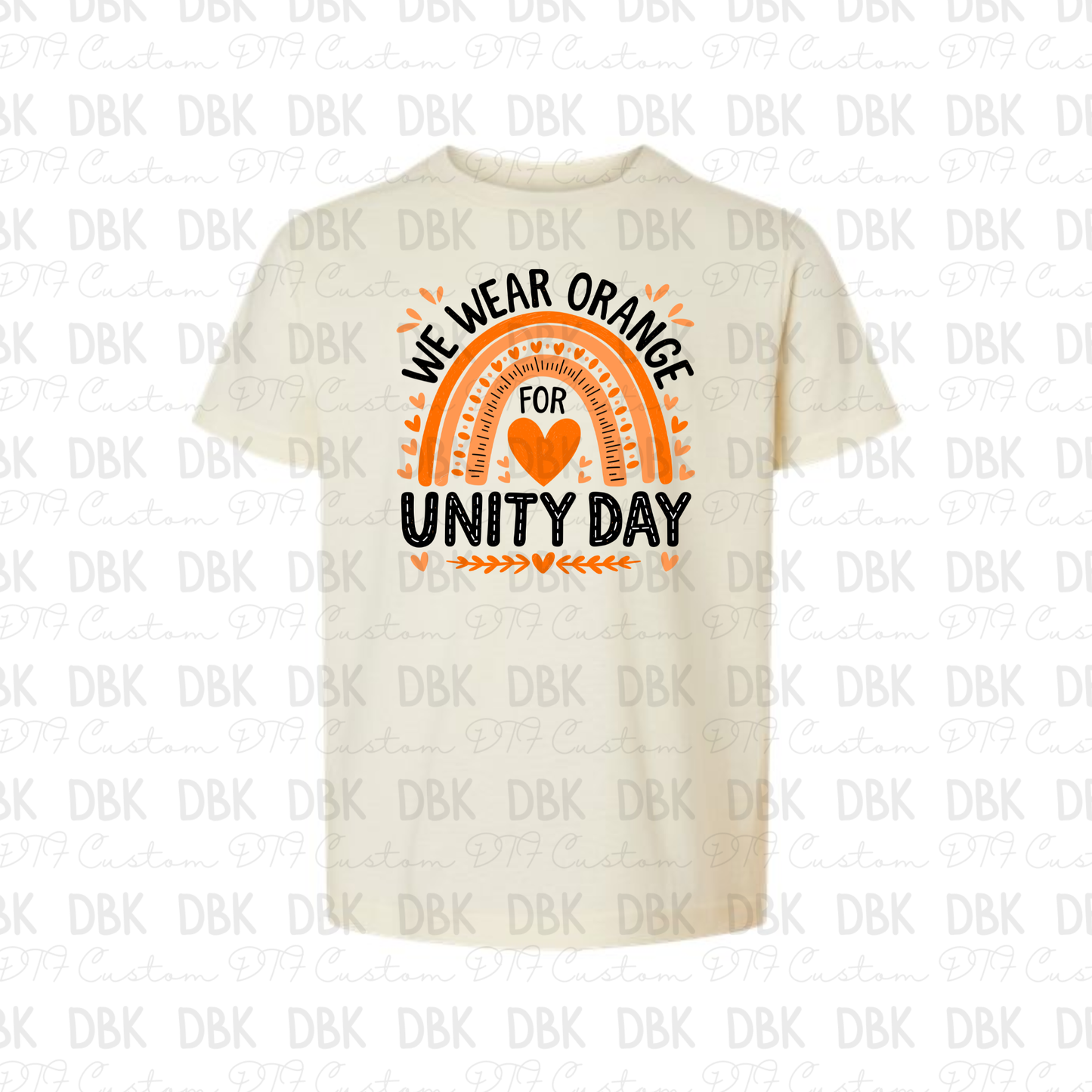 We wear orange for unity day Natural Unity T-Shirt