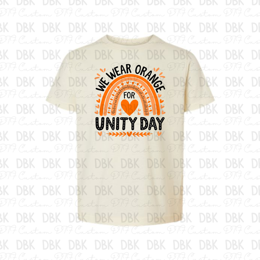 We wear orange for unity day Natural Unity T-Shirt