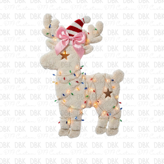 Girl Reindeer DTF Transfer